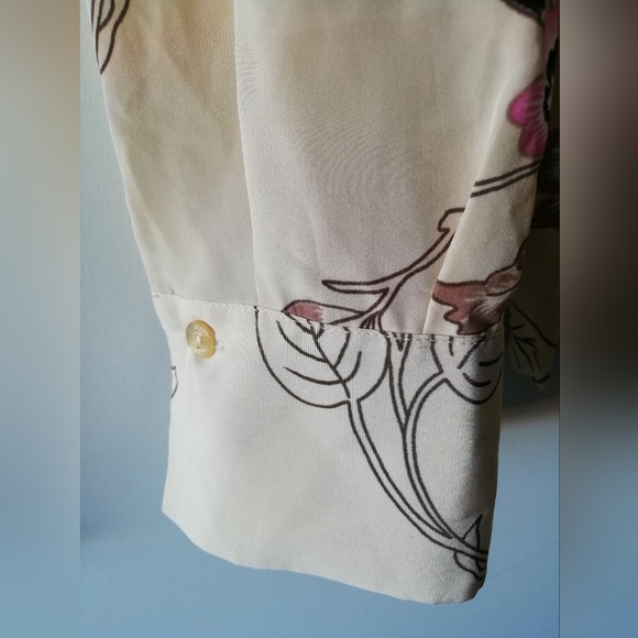 Vintage 90s Floral Shirt Size 16 - Picture 5 of 11